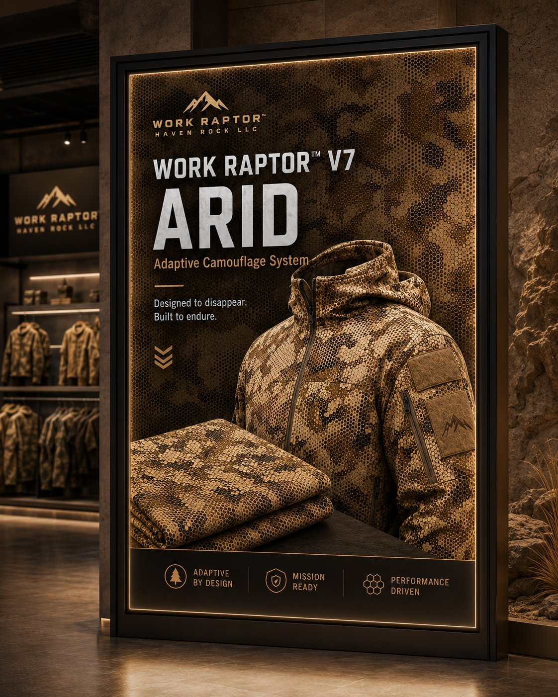 Work Raptor Arid