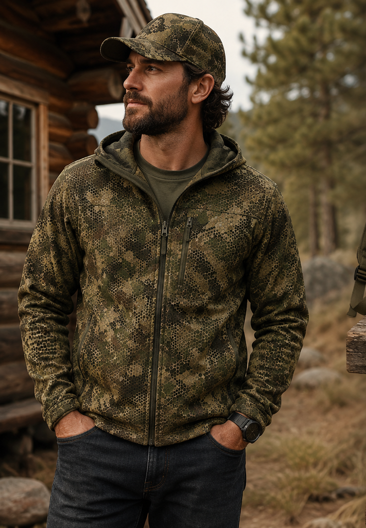 Woodland colorway shown in application