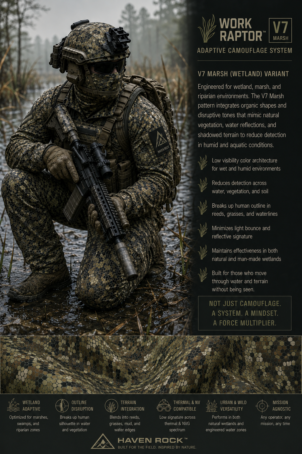 Work Raptor V7 Marsh — Wetland